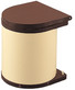 Einbau-Abfallsammler beige