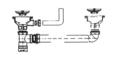Garniture de vidage 2 x 3,5" DUO