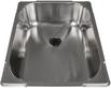 Cuvette en inox avec bouchon PLENTA