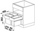 BLANCO SELECT BASIC 60/3 until December 2009, plastic, sheet steel, 600 mm min. cabinet size