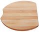 Chopping board beech wood 430 x 336 mm, beech wood