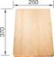 Schneidbrett aus massiver Buche LIVIT 6 S 370 x 250 mm, Buche, massiv
