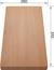 Cutting board beech 545 x 260 mm IDENTO, ZENAR, AXON, solid wood