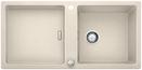 BLANCO ADON XL 6 S, SILGRANIT, sand, with drain remote control, with accessories, reversible, 600 mm min. cabinet size
