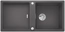 BLANCO ADON XL 6 S, SILGRANIT, rock grey, with drain remote control, w/o accessories, reversible, 600 mm min. cabinet size