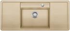 BLANCO ALAROS 6 S, SILGRANIT, champagne, with drain remote control, with accessories, Bowl centred, 600 mm min. cabinet size