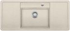BLANCO ALAROS 6 S, SILGRANIT, sand, with drain remote control, with accessories, Bowl centred, 600 mm min. cabinet size