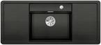 BLANCO ALAROS 6 S, SILGRANIT, anthracite, with drain remote control, with accessories, Bowl centred, 600 mm min. cabinet size