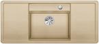 BLANCO ALAROS 6 S, SILGRANIT, champagne, with drain remote control, with accessories, Bowl centred, 600 mm min. cabinet size