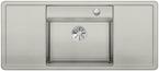 BLANCO ALAROS 6 S, SILGRANIT, pearl grey, with drain remote control, with accessories, Bowl centred, 600 mm min. cabinet size