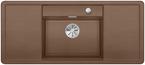 BLANCO ALAROS 6 S, SILGRANIT, nutmeg, with drain remote control, with accessories, Bowl centred, 600 mm min. cabinet size