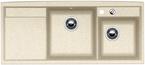 BLANCO AXIA 8 S, SILGRANIT until 10-2014, sand, with drain remote control, Bowl right, 800 mm min. cabinet size