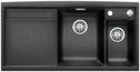 BLANCO AXIA II 6 S, SILGRANIT, anthracite, with drain remote control, w/o accessories, Bowl left, 600 mm min. cabinet size
