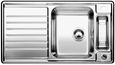 BLANCO AXIS 5 S, Stainless steel satin polish, with drain remote control, reversible, 500 mm min. cabinet size