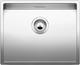 BLANCO CLARON 500-IF, Edelstahl Seidenglanz, ohne Ablauffernbedienung, keine Beckenlage, 600 mm Untermaß