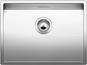 BLANCO CLARON 550-IF, Edelstahl Seidenglanz, ohne Ablauffernbedienung, keine Beckenlage, 600 mm Untermaß