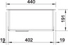 BLANCO CLAROX 340/340-F, Stainless steel satin polish, with drain remote control, w/o bowl layout, 800 mm min. cabinet size