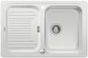BLANCO CLASSIC 45 S, SILGRANIT, seidengrau, mit Ablauffernbedienung, reversibel, 450 mm Untermaß