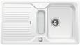 BLANCO CLASSIC 5 S, SILGRANIT, white, with drain remote control, with accessories, reversible, 500 mm min. cabinet size