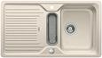 BLANCO CLASSIC 5 S, SILGRANIT, sand, with drain remote control, with accessories, reversible, 500 mm min. cabinet size