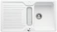 BLANCO CLASSIC 5 S-F, SILGRANIT until 10-2014, white, with drain remote control, with colander, reversible, 500 mm min. cabinet size