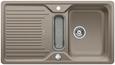 BLANCO CLASSIC 5 S-F, SILGRANIT until 10-2014, tartufo, with drain remote control, with colander, reversible, 500 mm min. cabinet size