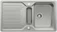 BLANCO CLASSIC 5 S, SILGRANIT, pearl grey, with drain remote control, with accessories, reversible, 500 mm min. cabinet size