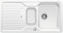 BLANCO CLASSIC 6 S, SILGRANIT bis 10-2014, weiß, mit Ablauffernbedienung, mit Schale Kunststoff, reversibel, 600 mm Untermaß