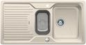 BLANCO CLASSIC 6 S, SILGRANIT bis 10-2014, sand, mit Ablauffernbedienung, mit Schale Kunststoff, reversibel, 600 mm Untermaß