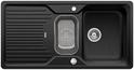 BLANCO CLASSIC 6 S, SILGRANIT bis 10-2014, anthrazit, mit Ablauffernbedienung, mit Schale Kunststoff, reversibel, 600 mm Untermaß