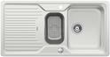 BLANCO CLASSIC 6 S, SILGRANIT bis 10-2014, seidengrau, mit Ablauffernbedienung, mit Schale Kunststoff, reversibel, 600 mm Untermaß