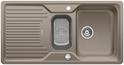 BLANCO CLASSIC 6 S, SILGRANIT bis 10-2014, tartufo, mit Ablauffernbedienung, mit Schale Kunststoff, reversibel, 600 mm Untermaß
