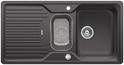 BLANCO CLASSIC 6 S, SILGRANIT bis 10-2014, felsgrau, mit Ablauffernbedienung, mit Schale Kunststoff, reversibel, 600 mm Untermaß