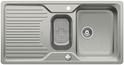 BLANCO CLASSIC 6 S, SILGRANIT bis 10-2014, perlgrau, mit Ablauffernbedienung, mit Schale Kunststoff, reversibel, 600 mm Untermaß