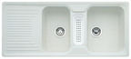 BLANCO CLASSIC 8 S-F, SILGRANIT Clean, polar, incl. plastic colander, reversible, 800 mm min. cabinet size