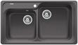 BLANCO CLASSIC 8, SILGRANIT, felsgrau, ohne Ablauffernbedienung, Becken rechts, 800 mm Untermaß