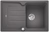BLANCO CLASSIC NEO 45 S, SILGRANIT, rock grey, with drain remote control, with accessories, reversible, 450 mm min. cabinet size