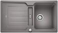 BLANCO CLASSIC NEO 5 S, SILGRANIT, alumetallic, mit Ablauffernbedienung, mit Zubehör, reversibel, 500 mm Untermaß
