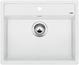 BLANCO DALAGO 6 F, SILGRANIT, white, w/o drain remote control, w/o bowl layout, 600 mm min. cabinet size