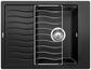 BLANCO ELON 45 S, SILGRANIT, anthrazit, ohne Ablauffernbedienung, reversibel, 450 mm Untermaß