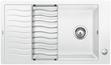 BLANCO ELON XL 8 S, SILGRANIT, white, with drain remote control, with accessories, reversible, 800 mm min. cabinet size