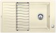 BLANCO ELON XL 8 S, SILGRANIT, jasmine, with drain remote control, with accessories, reversible, 800 mm min. cabinet size