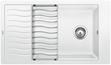 BLANCO ELON XL 8 S, SILGRANIT, white, w/o drain remote control, with accessories, reversible, 800 mm min. cabinet size