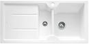 BLANCO IDESSA 6 S, Ceramic, crystal white glossy, w/o drain remote control, Bowl right, 600 mm min. cabinet size