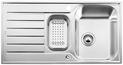 BLANCO LANTOS 6 S-IF, Stainless steel brushed finish, with drain remote control, with stainless steel colander, reversible, 600 mm min. cabinet size