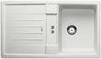 BLANCO LEXA 45 S, SILGRANIT, silk grey, w/o drain remote control, reversible, 450 mm min. cabinet size