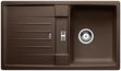 BLANCO LEXA 45 S, SILGRANIT, coffee, w/o drain remote control, reversible, 450 mm min. cabinet size