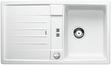 BLANCO LEXA 45 S, SILGRANIT, white, with drain remote control, reversible, 450 mm min. cabinet size