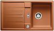 BLANCO LEXA 45 S, SILGRANIT, cognac, with drain remote control, reversible, 450 mm min. cabinet size