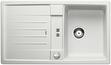 BLANCO LEXA 45 S, SILGRANIT, silk grey, with drain remote control, reversible, 450 mm min. cabinet size